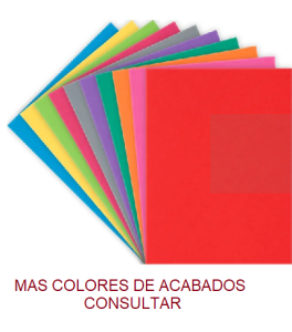 CARTA DE COLORES PARA TABIQUES MÓVILES