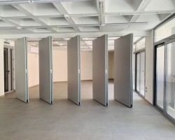 Tabique móvil acústico Monodireccional en melamina-01