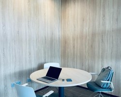 Mampara de oficina doble panel melamina-08