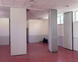 Tabique Móvil desplegado