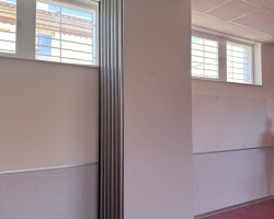 Tabique Móvil plegado un lado