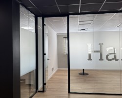 Mampara de oficina en cristal a testa Bioglass-07