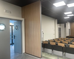 Tabique movil acústico modulo individual para Amusal Murcia